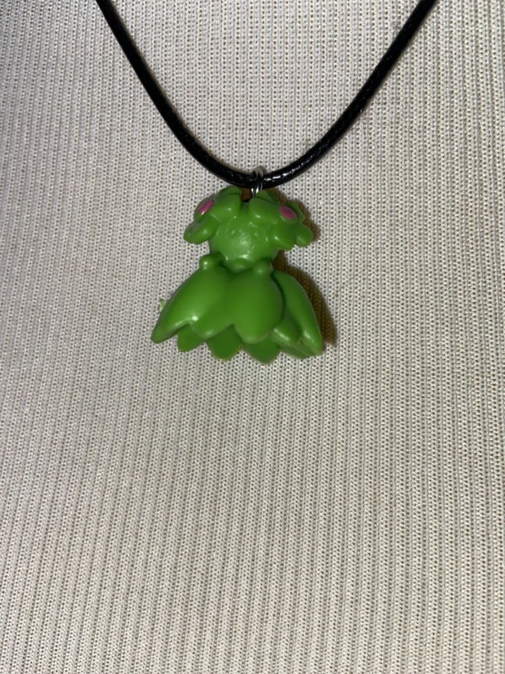 Green WabySaby Poke Pendant Necklace - Picture 2 of 3